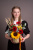 Композиция" Осенняя рапсодия" с подсолнухом арт 15233Дв